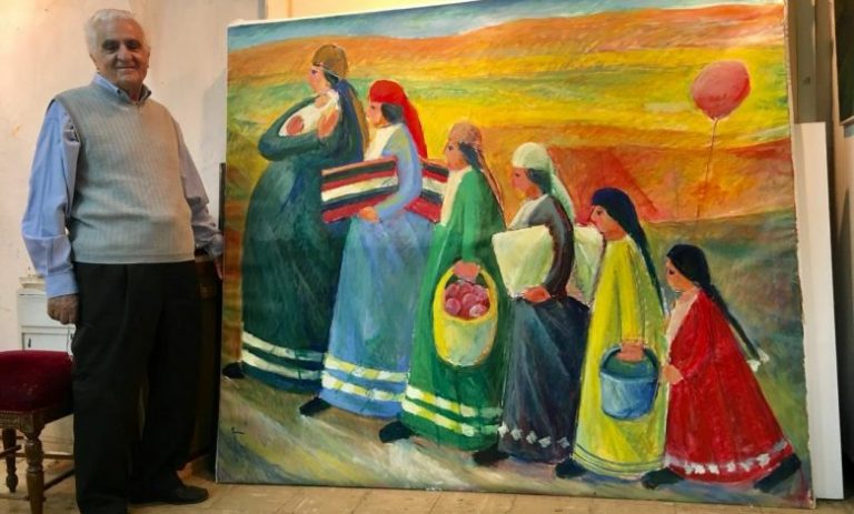 التشكيلي السوري ممدوح قشلان بحثا عن اللون تثبيتا للجمال