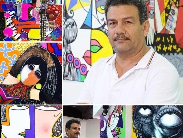 تجربة التشكيلي منير العيد في زحمة اللون ذاكرة للمستقبل