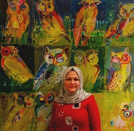 منى عز الدين التجريب والتعبيرية تفاصيل لتصوراتها البصرية المعاصرة