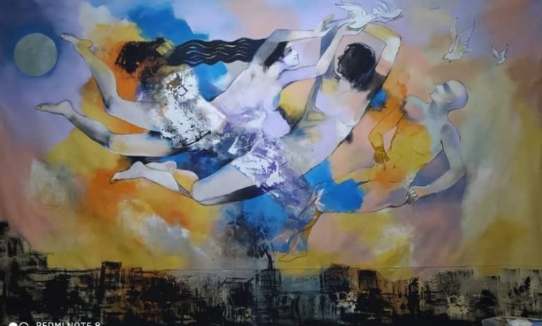 تجربة التشكيلي أسامة دياب .. تعبيرية تحاكي كثافة الأحاسيس بالتفاصيل المُعتمة في اللون